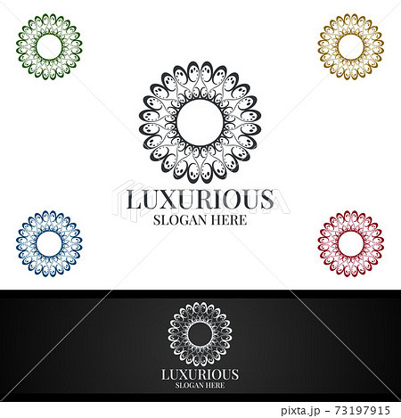 Modern Luxurious Royal Logo for Jewelry, Wedding, Hotel or Fashion 73197915