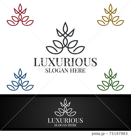Luxurious Royal Logo for Jewelry, Wedding, Hotel or Fashion 73197963