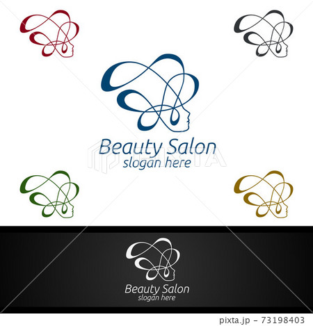 Salon Fashion Logo for Beauty Hairstylist, Cosmetics, or Boutique 73198403