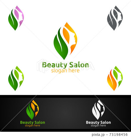 Natural Salon Fashion Logo for Beauty Hairstylist, Cosmetics, or Boutique Natural Salon Fashion Logo for Beauty Hairstylist, Cosmetics, or Boutique 73198456