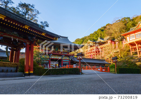 夜明けの祐徳稲荷神社(正月) 夜明けの祐徳稲荷神社(正月) 73200819