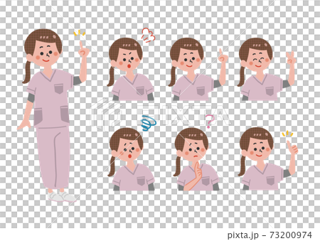 護士面部表情集 73200974