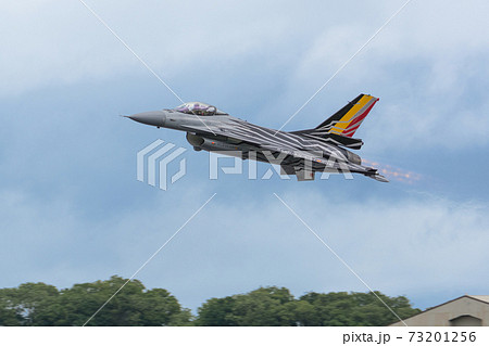 ベルギー空軍F-16AMディスプレイチームのローパス 73201256