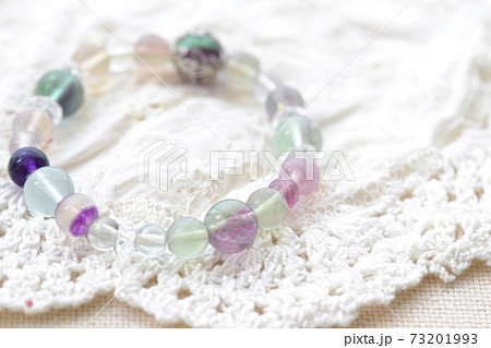 フローライトのブレスレット 73201993