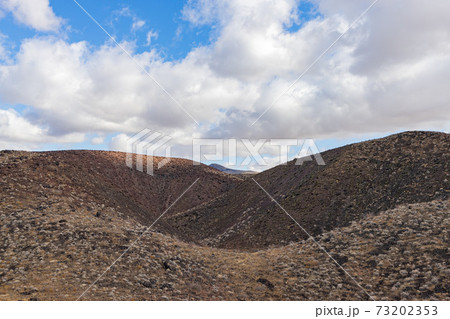 Beautiful landscape around the Mojave Desert Lava Tube Beautiful landscape around the Mojave Desert Lava Tube 73202353