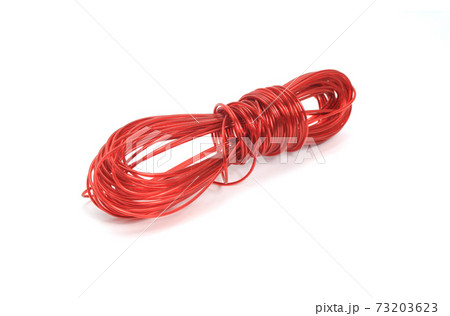 Nylon rope on a white background 73203623