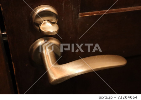 ドアノブと内鍵 レバーハンドル 施錠 73204064