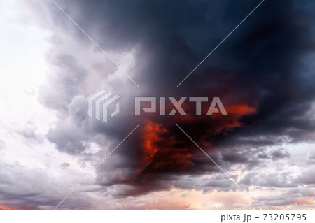 majestic and gloomy clouds 73205795