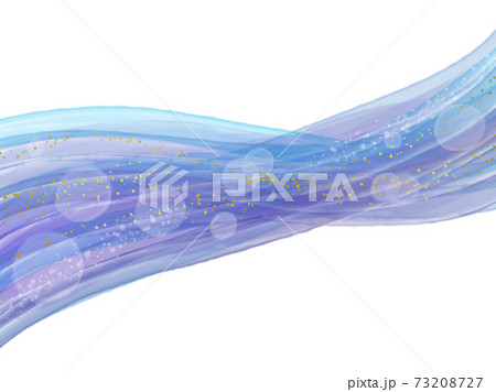 アルコールインクアート風イラスト ウェーブのイラスト素材
