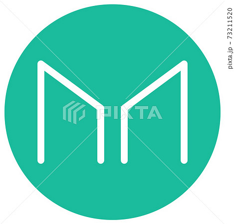 2021 人気の仮想通貨 (アルトコイン) ベクターアイコンイラスト/ Maker [MKR] 73211520