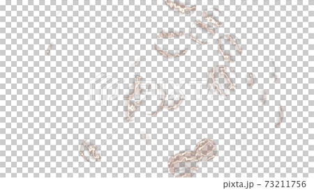 CGスフィア　レーザーをまとって転がる球体 73211756