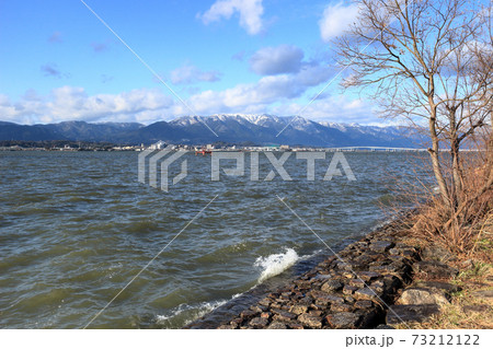 湖岸緑地 から望む琵琶湖(守山市) 湖岸緑地 から望む琵琶湖(守山市) 73212122