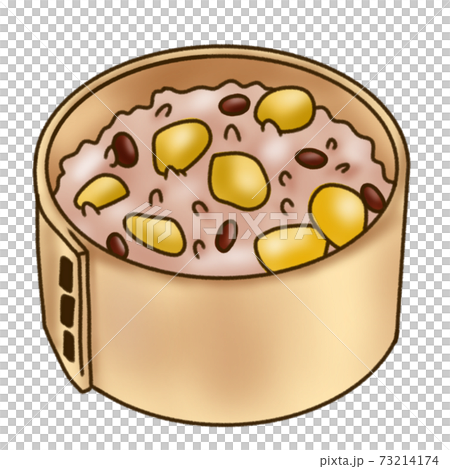 Chestnut rice with red beans 73214174