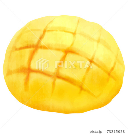 メロンパンのイラスト素材