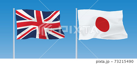 日英国旗 73215490
