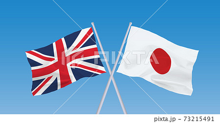 日英国旗 73215491
