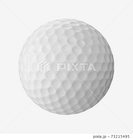 3d rendering golf ball isolated on white background 73215495
