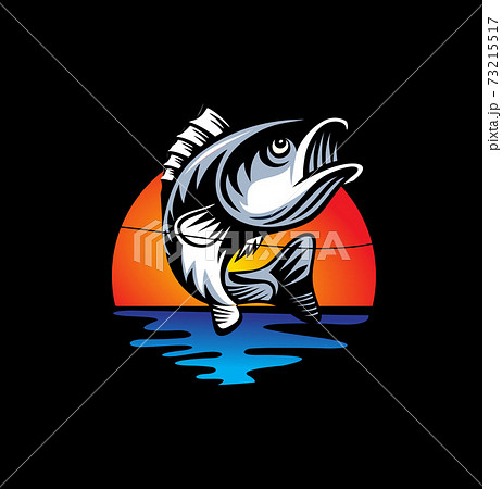 fishing, vector, fish - Stock Illustration [73215517] - PIXTA