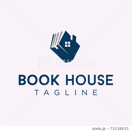 unique Book house realty logo Design Template. Library Logo Book Home School Vector Design Illustration White Background, Book Real Estate Education logo Design Icon unique Book house realty logo Design Template. Library Logo Book Home School Vector Design Illustration White Background, Book Real Estate Education logo Design Icon 73216015