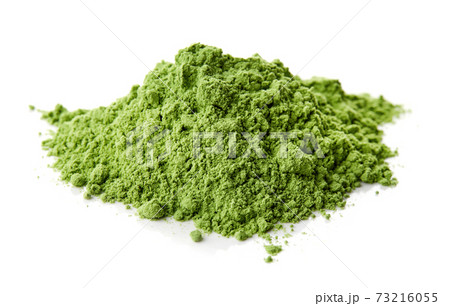 Young barley or wheat grass, detox superfood, white background 73216055