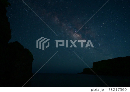 沖縄の隠れスポット ウクの浜 天の川 沖縄の隠れスポット ウクの浜 天の川 73217560