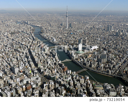 隅田川 空撮 隅田川 空撮 73219054