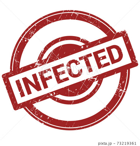 stamp design with red color. infected stamp icon stamp design with red color. infected stamp icon 73219361