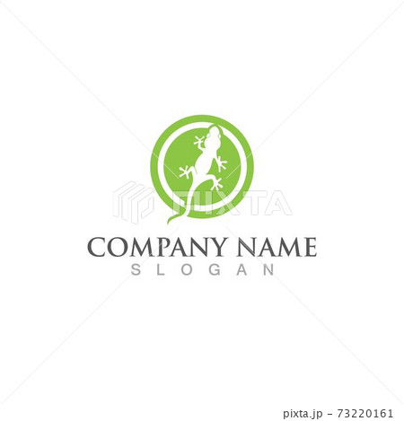 Lizard genko  logo vector and symbol 73220161