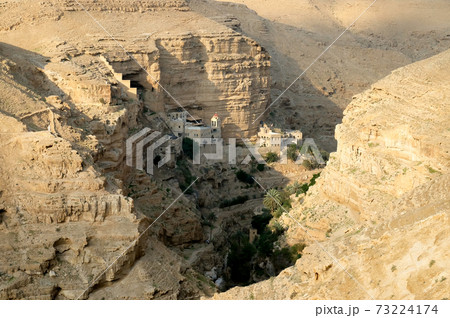 Monastery of St. George Hozevit in the Judean Desert Monastery of St. George Hozevit in the Judean Desert 73224174
