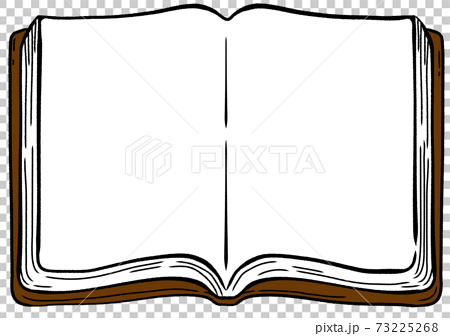 Illustration Of An Open Book Hand Painted Touch Stock Illustration