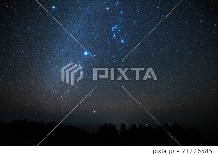《ふたご座流星群》ふたご座流星群と冬の大三角形とカノープス 《ふたご座流星群》ふたご座流星群と冬の大三角形とカノープス 73226685
