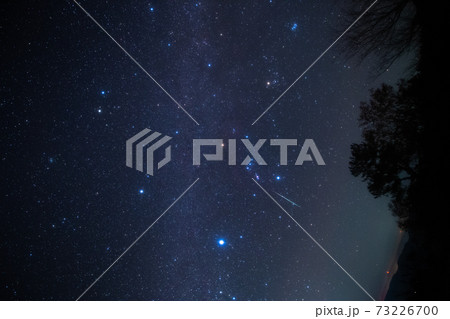 《ふたご座流星群》冬のダイヤモンドとふたご座流星群 《ふたご座流星群》冬のダイヤモンドとふたご座流星群 73226700