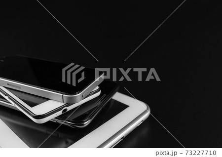Stack of smartphones 73227710