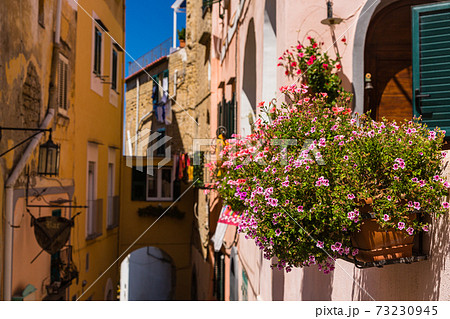 イタリア　プローチダの街並み 73230945