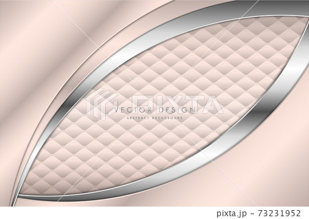 Luxury pink and silver metallic with upholstery. Luxury pink and silver metallic with upholstery. 73231952