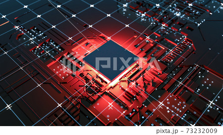 Abstract Central Computer Processors Concept. 3D illustration Abstract Central Computer Processors Concept. 3D illustration 73232009