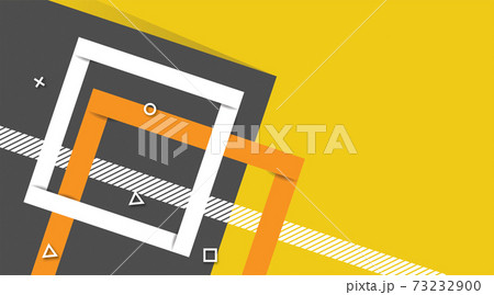 Abstract modern futuristic graphic background. Yellow background with stripes. Minimalistic geometric abstract background design, banner background in bright yellow and gray colors. vector design Abstract modern futuristic graphic background. Yellow background with stripes. Minimalistic geometric abstract background design, banner background in bright yellow and gray colors. vector design 73232900