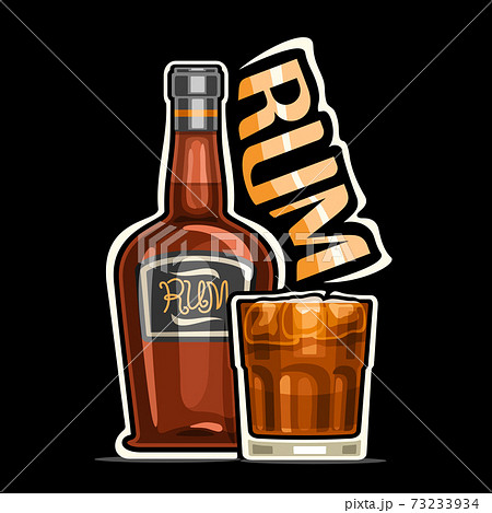 Vector logo for Rum Vector logo for Rum 73233934