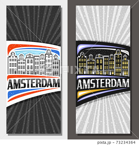 Vector vertical layouts for Amsterdam Vector vertical layouts for Amsterdam 73234364