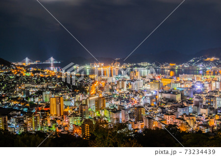 夜の港町長崎 夜の港町長崎 73234439