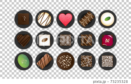 Valentine chocolate assortment 73235328