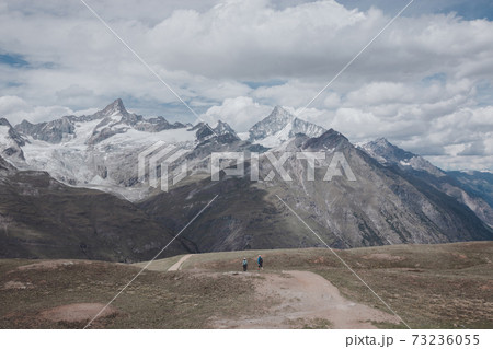 View closeup mountains scene in national park Zermatt, Switzerland View closeup mountains scene in national park Zermatt, Switzerland 73236055