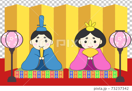お内裏様とお雛様 73237342