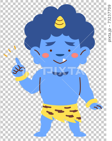 藍色惡魔在指導姿勢 藍色惡魔在指導姿勢 73237709