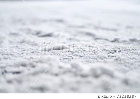 雪景色 氷 涼しさの写真素材