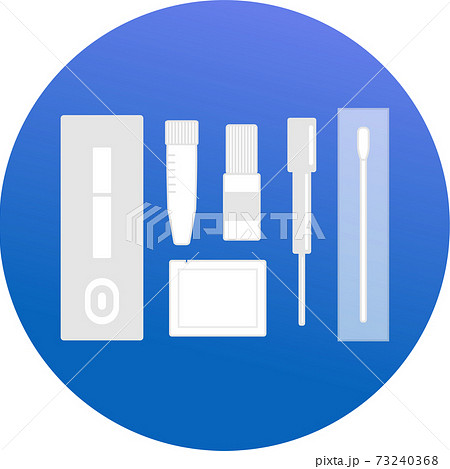 抗体 / 抗原検査キット　アイコン 73240368