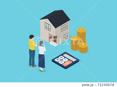 マイホームと住宅ローン 73240678