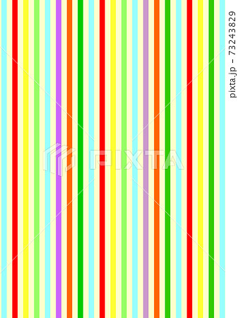 虹 ストライプ レインボー 背景 壁紙 おしゃれ イラスト カラフル ボーダー 縞柄 バック 7のイラスト素材