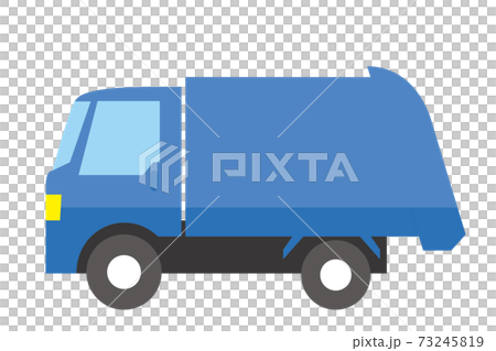 簡單的車icon_illustration_工作車垃圾收集車 73245819