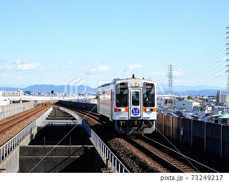 東海交通事業 城北線の天空の列車風景 東海交通事業 城北線の天空の列車風景 73249217